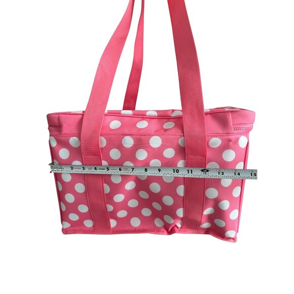 KATE SPADE Pink White Polka Dot Cooler Bag NEW NWT - Picture 11 of 11